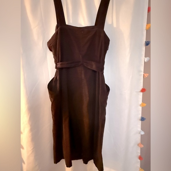 Universal Thread Maroon Corduroy Button-Down Mini Dress - Picture 4 of 5